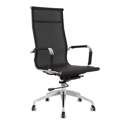 38008::MORRIS-01::เก้าอี้สำนักงานพนักพิงสูง MORRIS-01 ขนาด ก570xล630xส1050-1130 มม. สีดำ  เก้าอี้สำนักงาน SURE